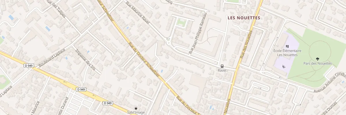 Plan du 25 Rue Maurice Ravel aux Sables-d’Olonne