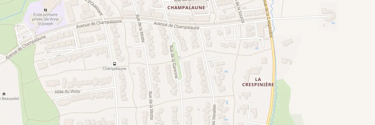 Plan du 58 Rue de la Garenne à Pacé