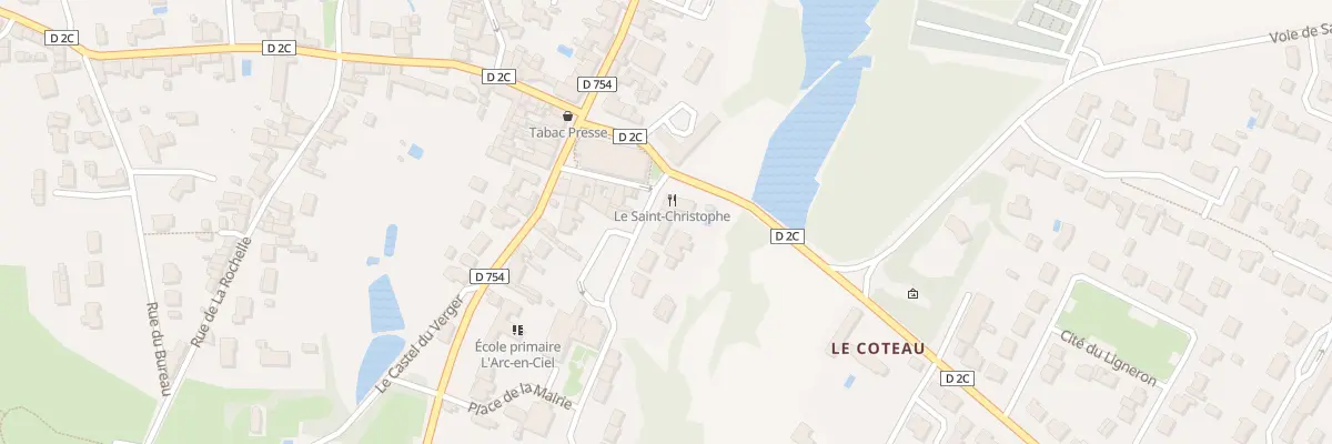 Plan du 1A Rue de la mairie à Saint-Christophe-du-Ligneron
