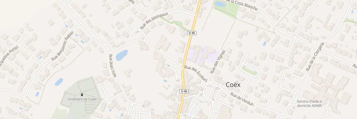 Plan du 15 Rue des tisserands à Coëx