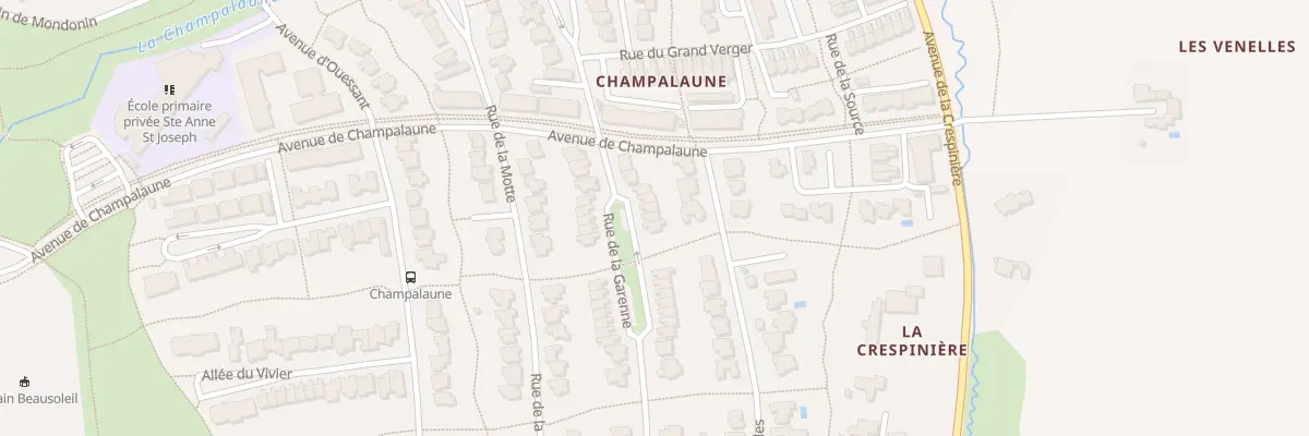 Plan du 62 Rue de la Garenne à Pacé