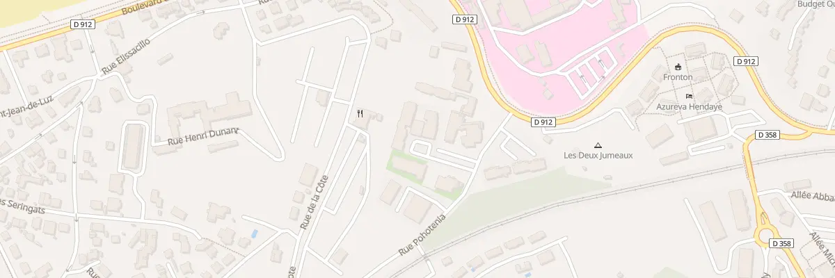 Plan du 9004 Rue potenia à Hendaye