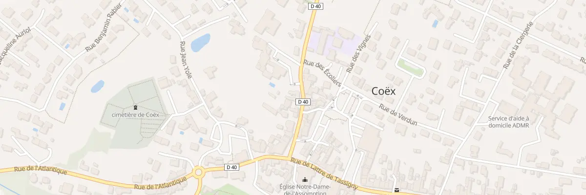 Plan du 9 Rue des tisserands à Coëx