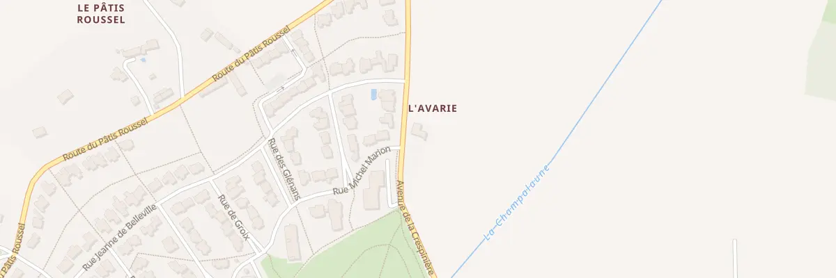 Plan du 12 Av de la Crespinière à Pacé