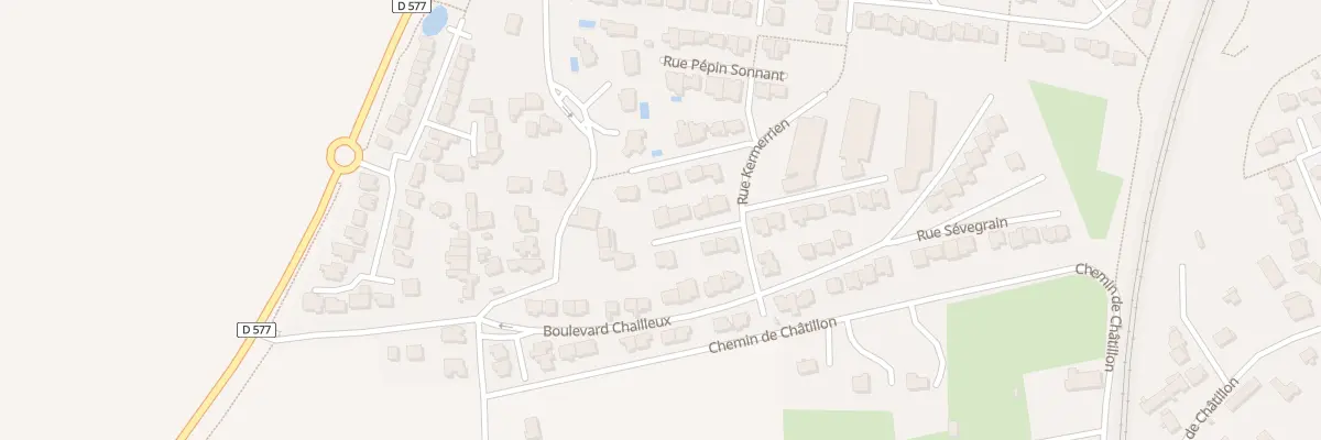 Plan du 8 All Rouget de Dol à Bruz
