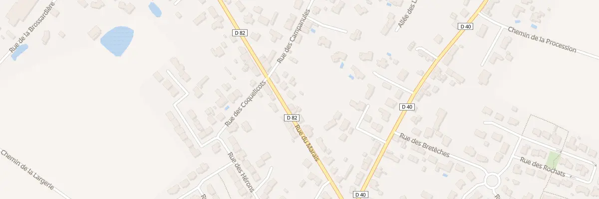Plan du 18 Rue du marais à Coëx