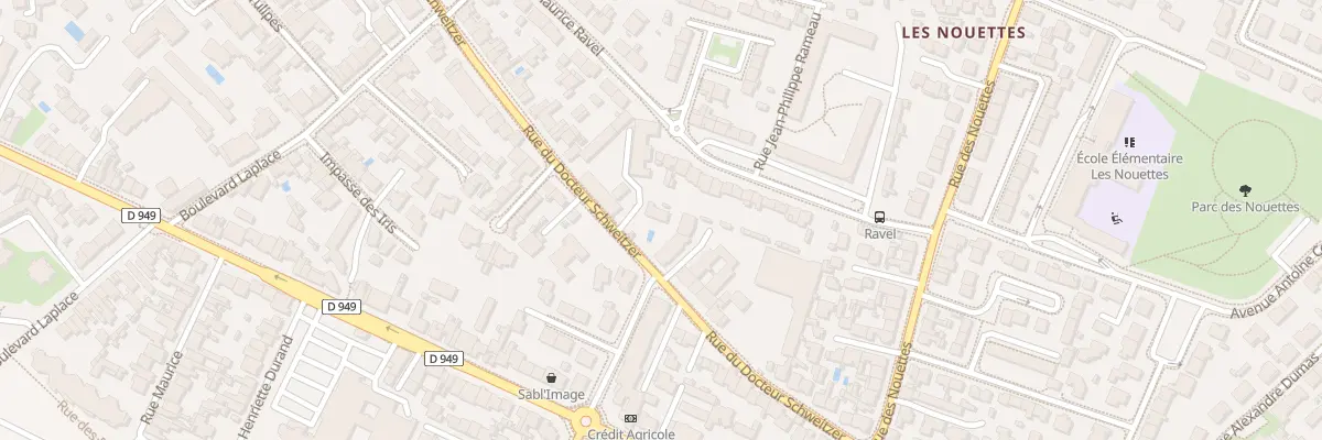 Plan du 106 Rue du Doc Schweitzer aux Sables-d’Olonne