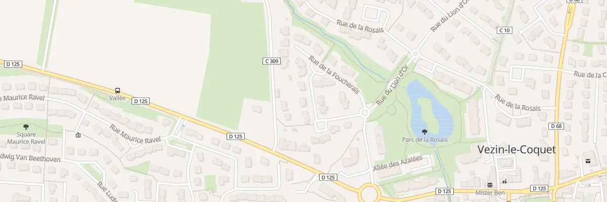 Plan du 6 Rue de la Forge à Vezin-le-Coquet