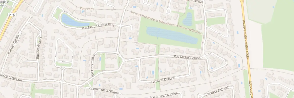 Plan du 9 Rue Michel Colucci aux Sables-d’Olonne
