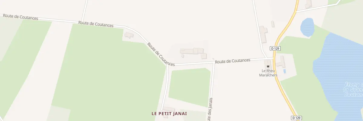 Plan du 7 Rte de Coutances au Rheu