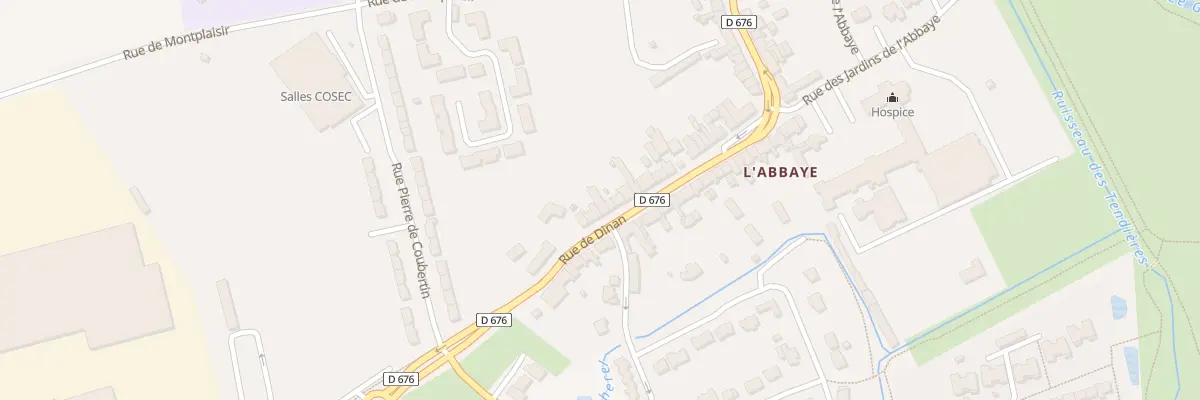 Plan du 92 Rue de Dinan à Dol-de-Bretagne