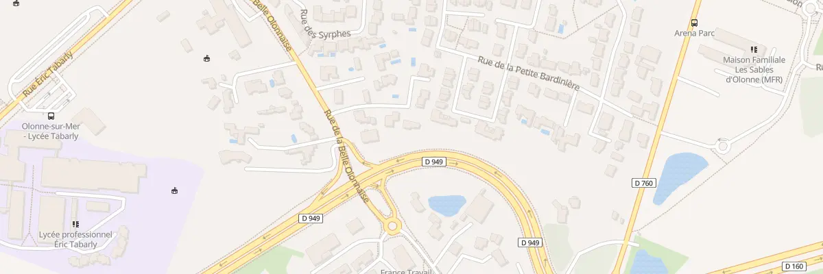 Plan du 81B Rue de la Belle Olonnaise aux Sables-d’Olonne