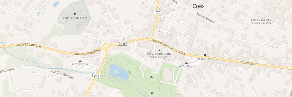 Plan du 1B Rue jean mermoz à Coëx