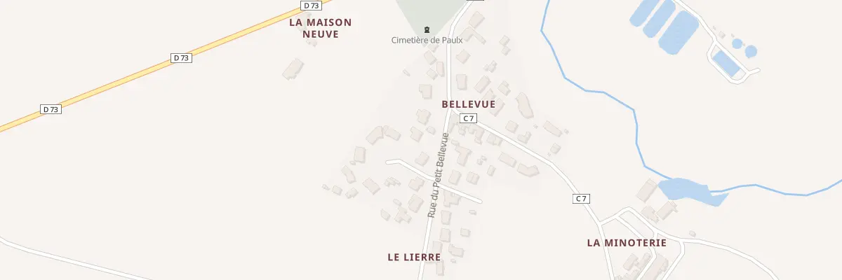 Plan du 8 Rue du Petit Bellevue à Paulx