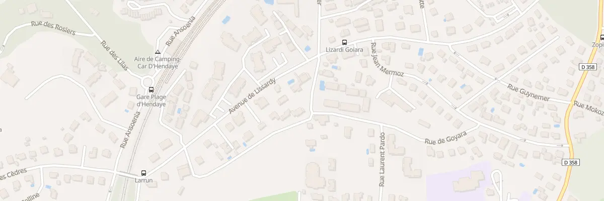 Plan du 21 Rue de goyara à Hendaye