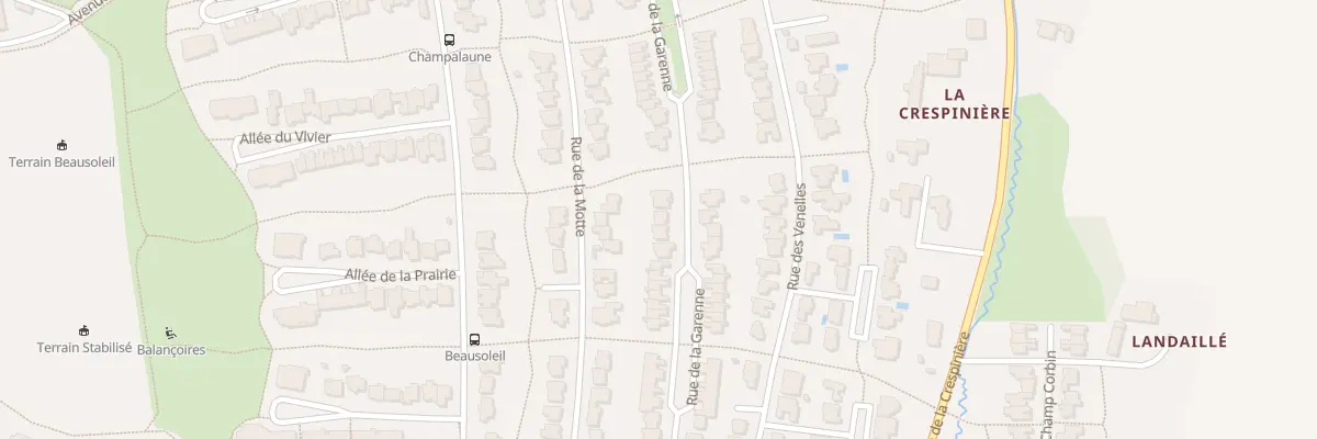 Plan du 39 Rue de la Garenne à Pacé