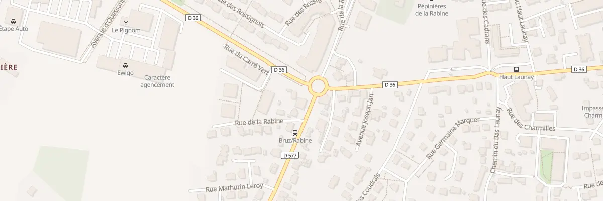 Plan du 4 Rue de la Rabine à Bruz