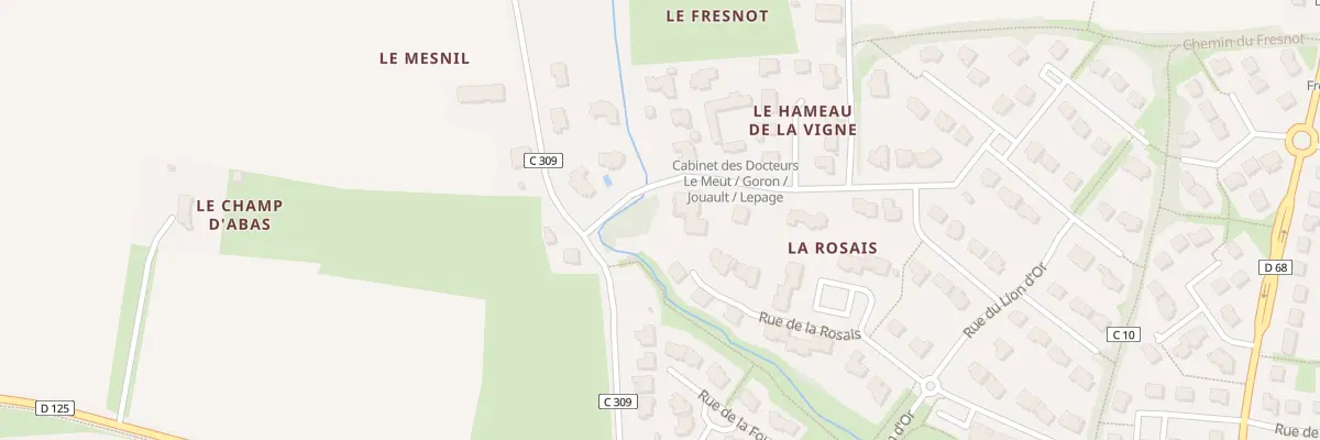 Plan du 18 Rue de la Glestière à Vezin-le-Coquet
