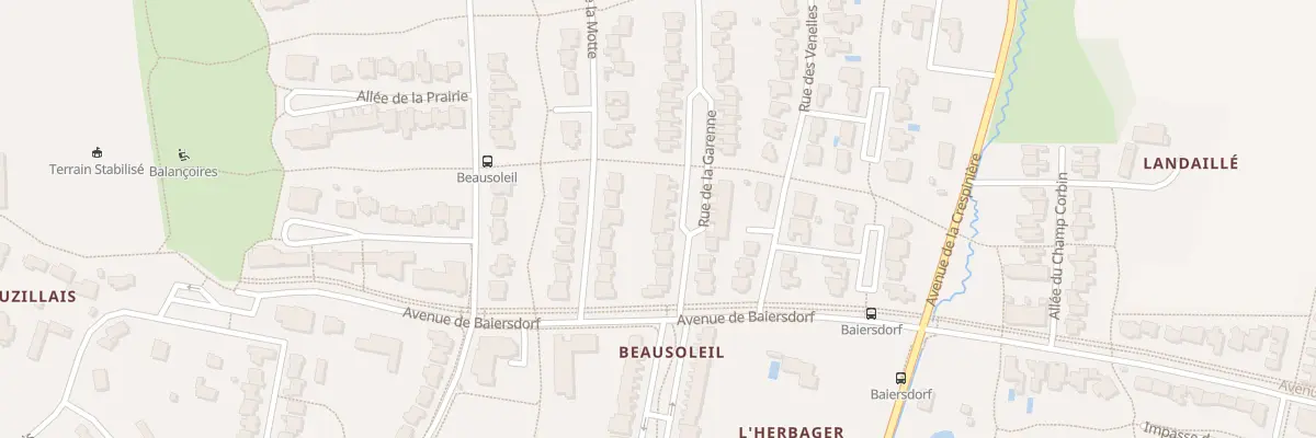 Plan du 11 Rue de la Garenne à Pacé