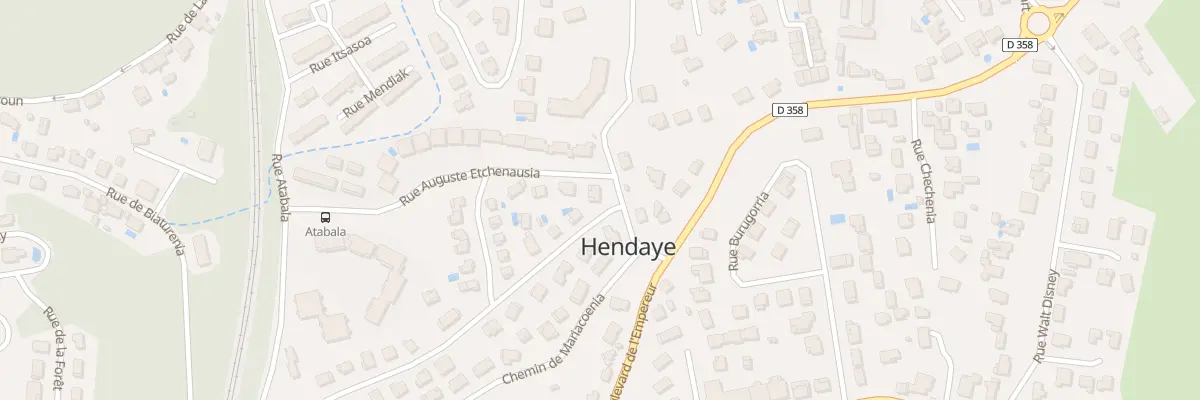 Plan du 2 Rue andré hatchondo à Hendaye