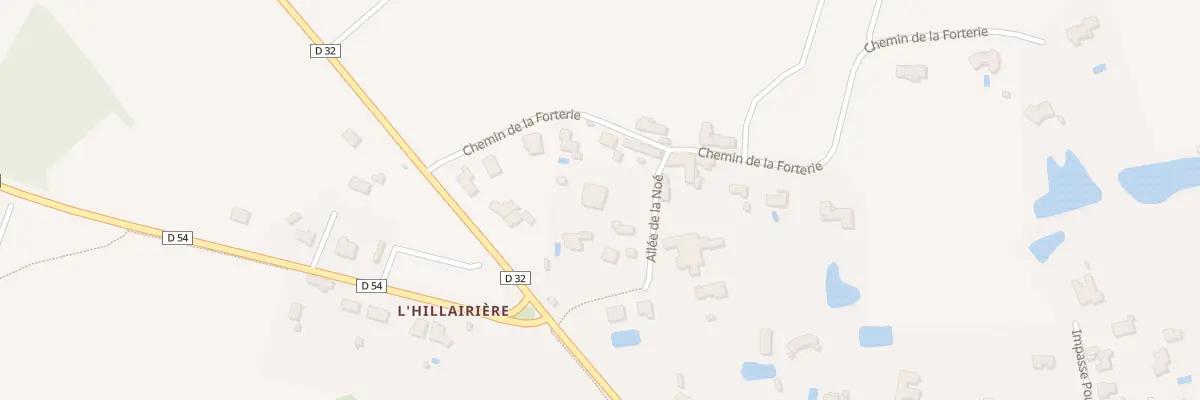 Plan du 2 All de la Noé à Vairé