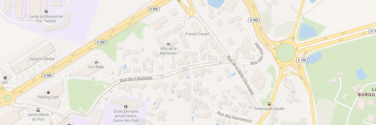 Plan du 6 Rue des Libellules aux Sables-d’Olonne