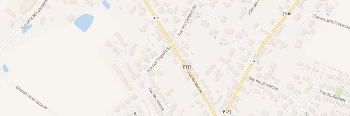 Plan du 19 Rue du marais à Coëx