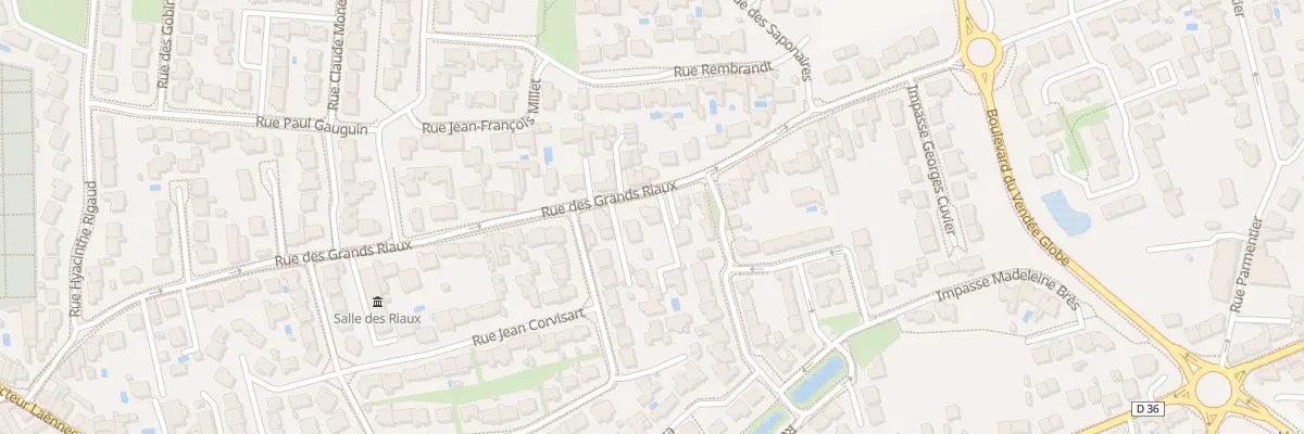 Plan du 70 Rue des Grands Riaux aux Sables-d’Olonne