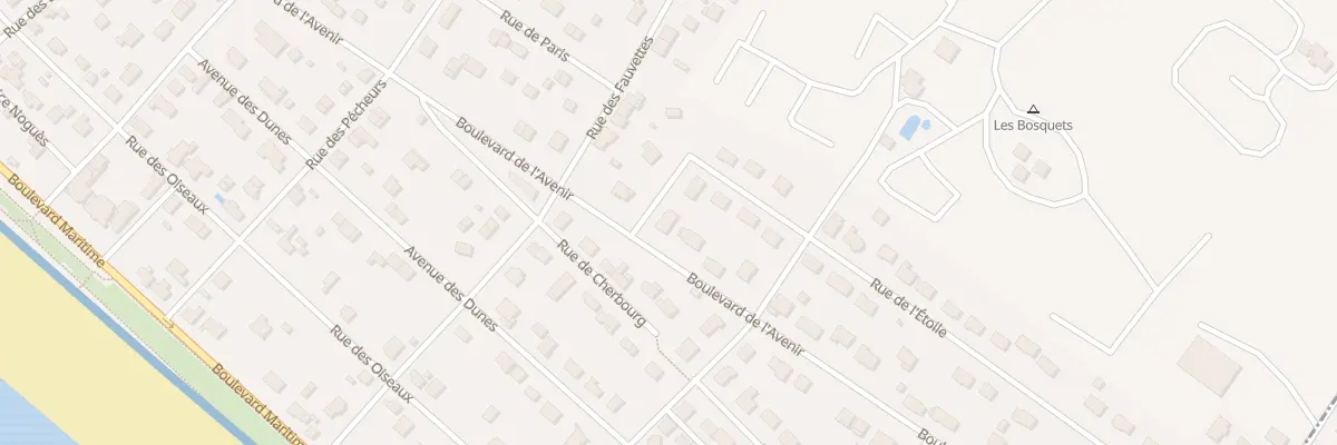 Plan du 57 Bd de l’Avenir à Barneville-Carteret