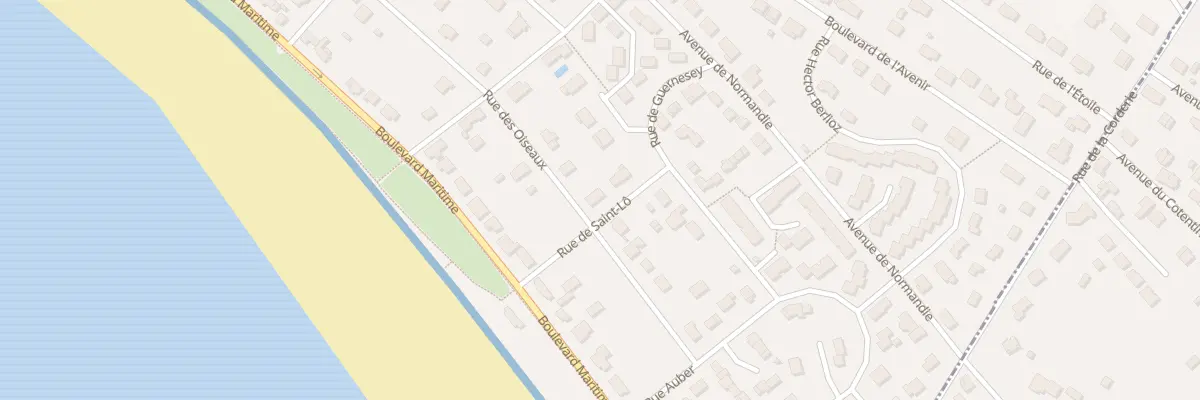 Plan du 49 Rue des oiseaux à Barneville-Carteret