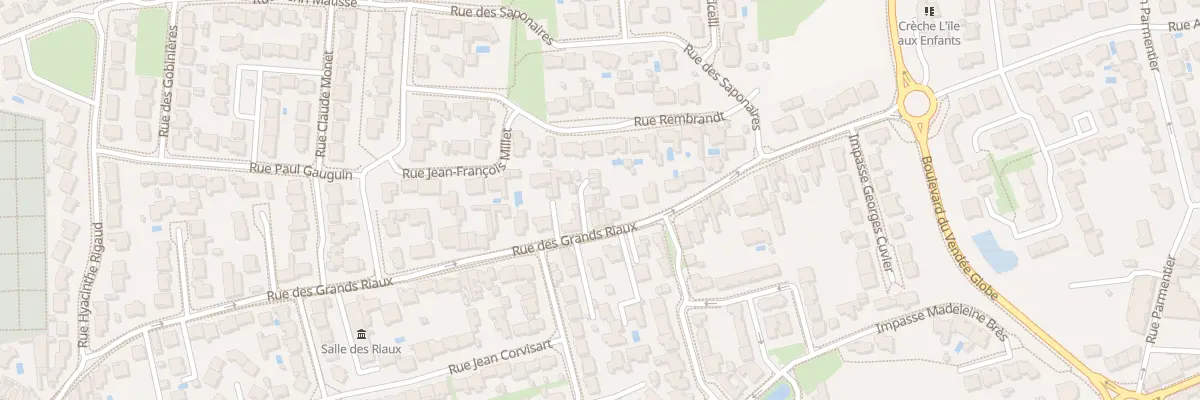 Plan du 71B Rue des Grands Riaux aux Sables-d’Olonne