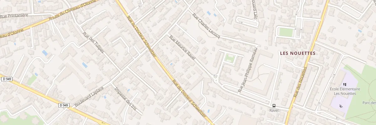 Plan du 37 Rue Maurice Ravel aux Sables-d’Olonne