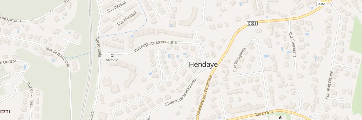 Plan du 6 Rue andré hatchondo à Hendaye
