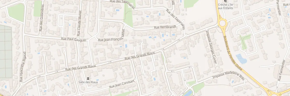 Plan du 71T Rue des Grands Riaux aux Sables-d’Olonne