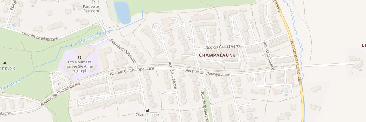 Plan du 77 Rue de la Garenne à Pacé