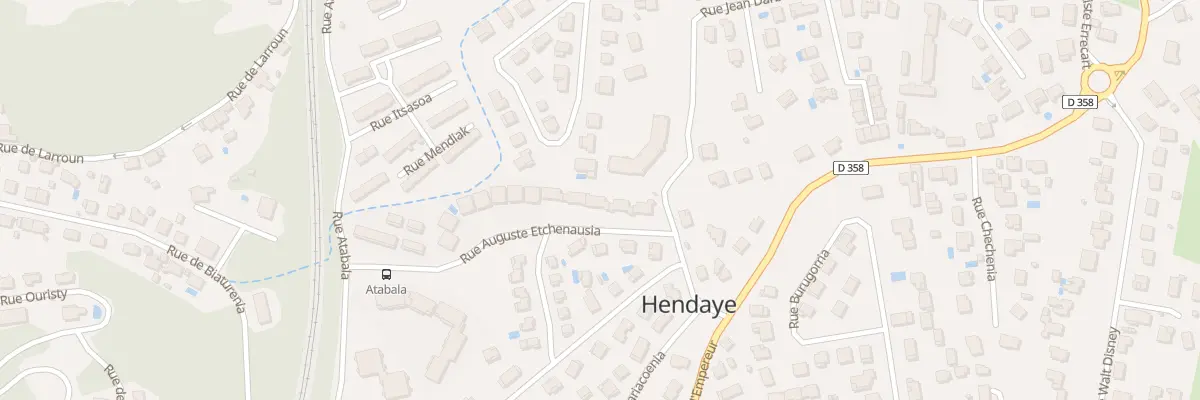 Plan du 15 Rue auguste etchenausia à Hendaye