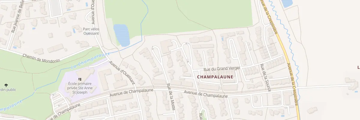 Plan du 83 Rue de la Garenne à Pacé