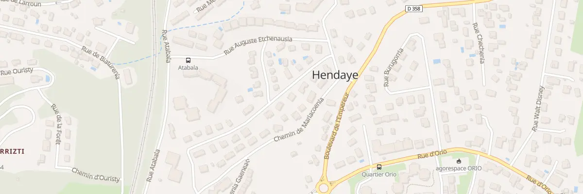 Plan du 7 Rue andré hatchondo à Hendaye