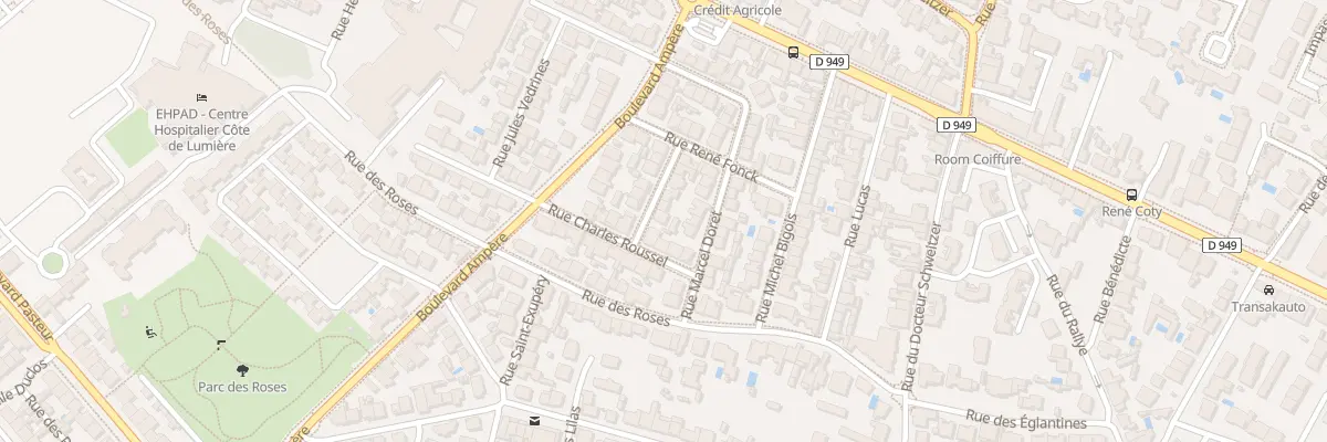 Plan du 4 Rue Hélène Boucher aux Sables-d’Olonne