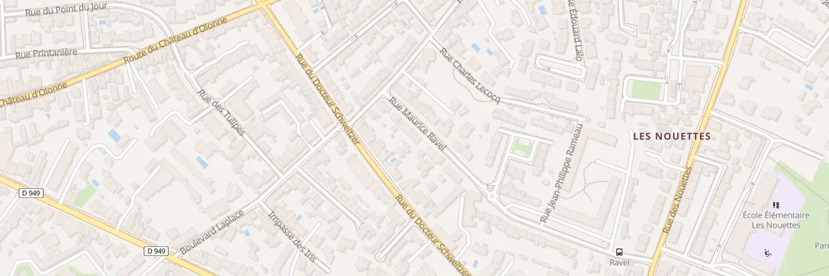 Plan du 41 Rue Maurice Ravel aux Sables-d’Olonne