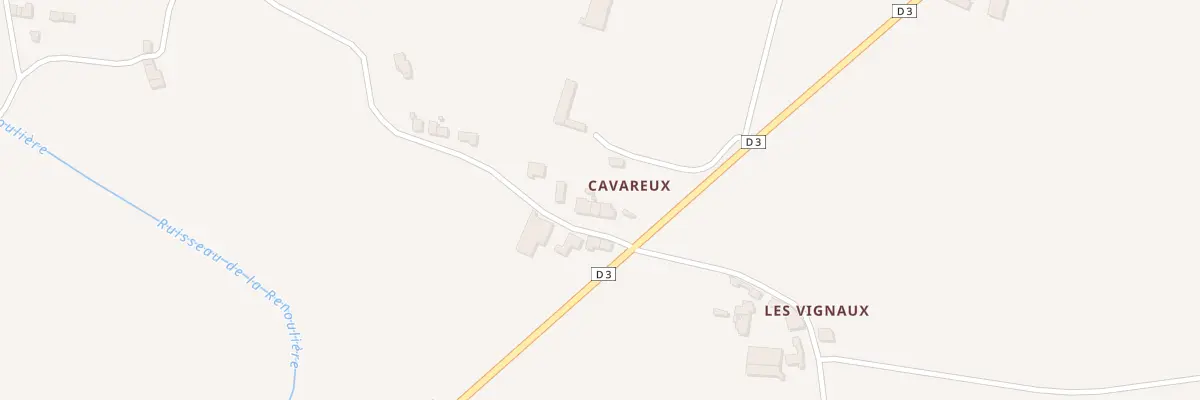 Plan du 104 Cavareux à Pierric