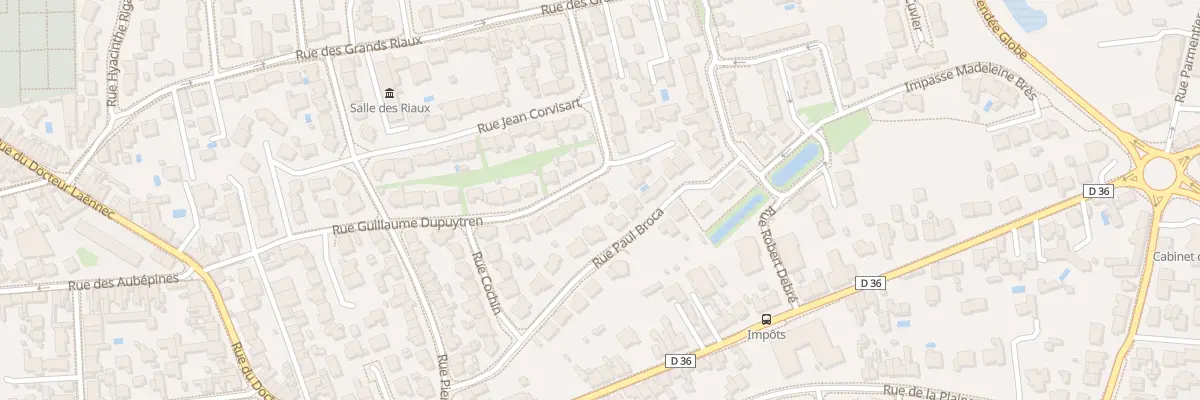 Plan du 16 Rue Guillaume Dupuytren aux Sables-d’Olonne