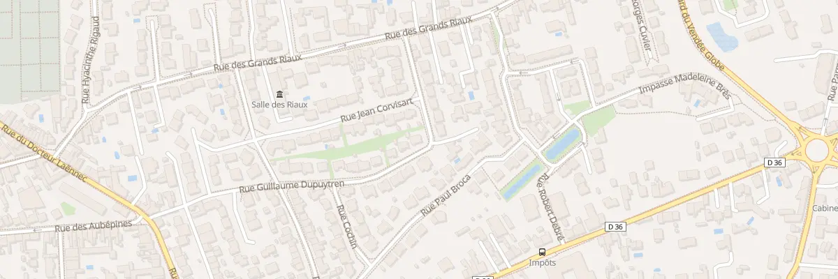 Plan du 23 Rue Guillaume Dupuytren aux Sables-d’Olonne