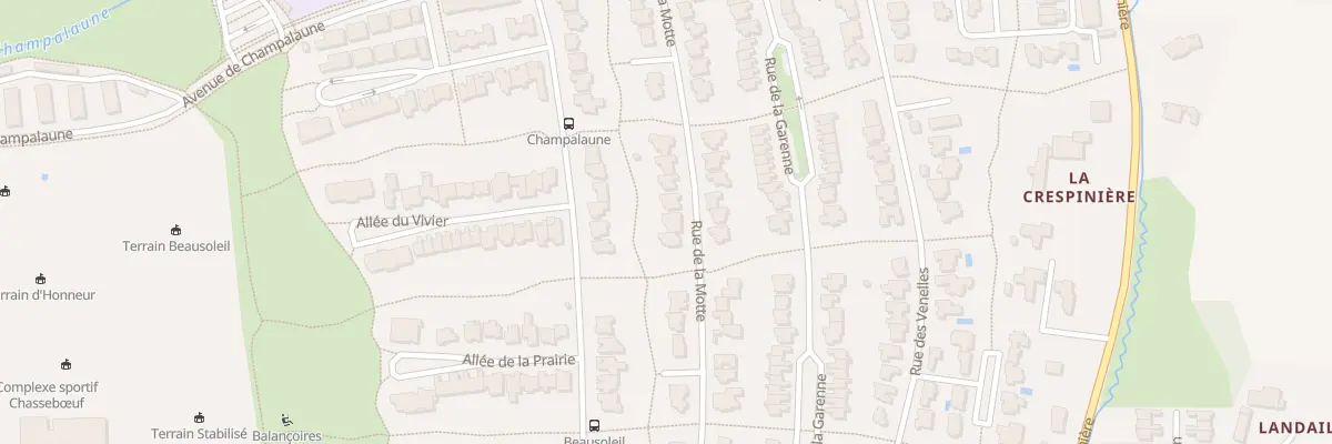 Plan du 23 Rue de la Motte à Pacé