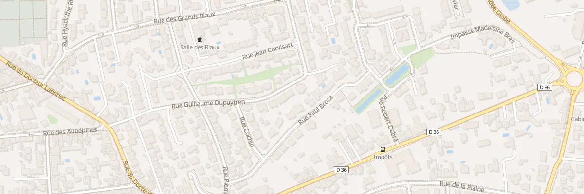Plan du 14 Rue Guillaume Dupuytren aux Sables-d’Olonne