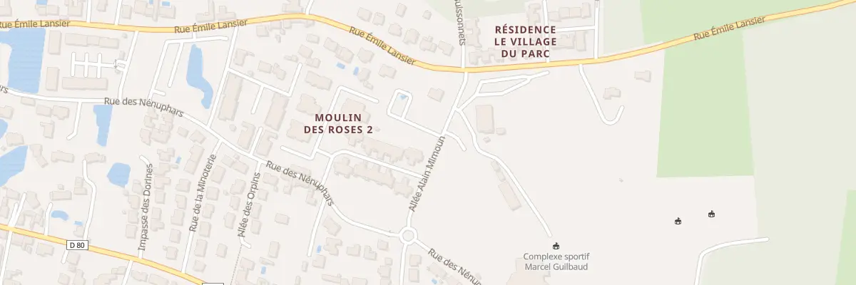 Plan du 16 Rue Jules Rimet aux Sables-d’Olonne