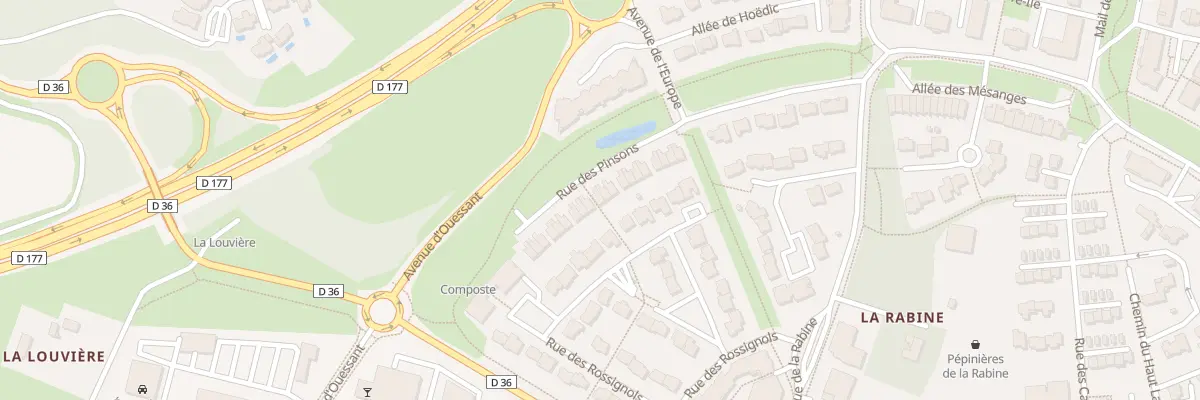 Plan du 21 Rue des Pinsons à Bruz