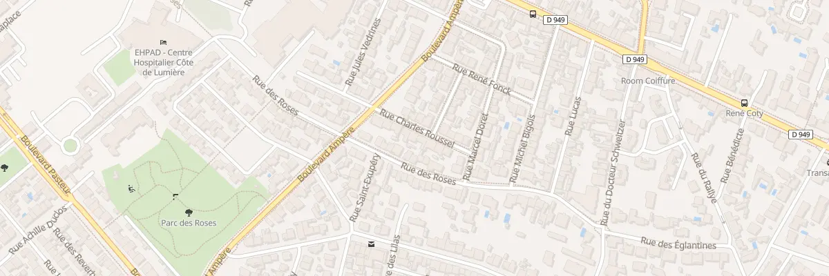 Plan du 11 Rue Charles Roussel aux Sables-d’Olonne