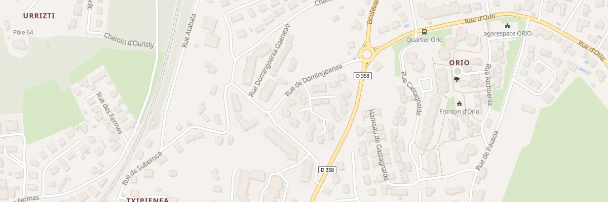 Plan du 9004 Rue Domingoenia à Hendaye