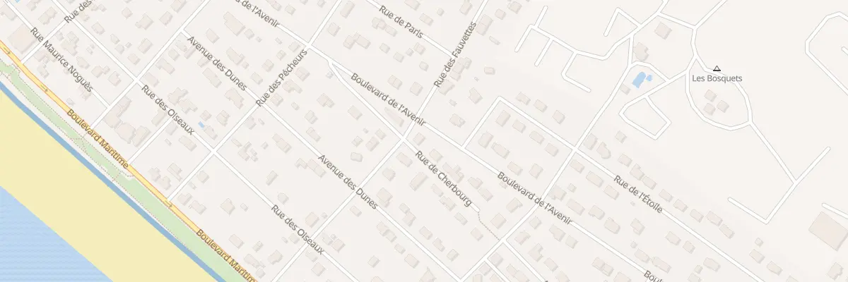Plan du 1 Rue des Grèves à Barneville-Carteret